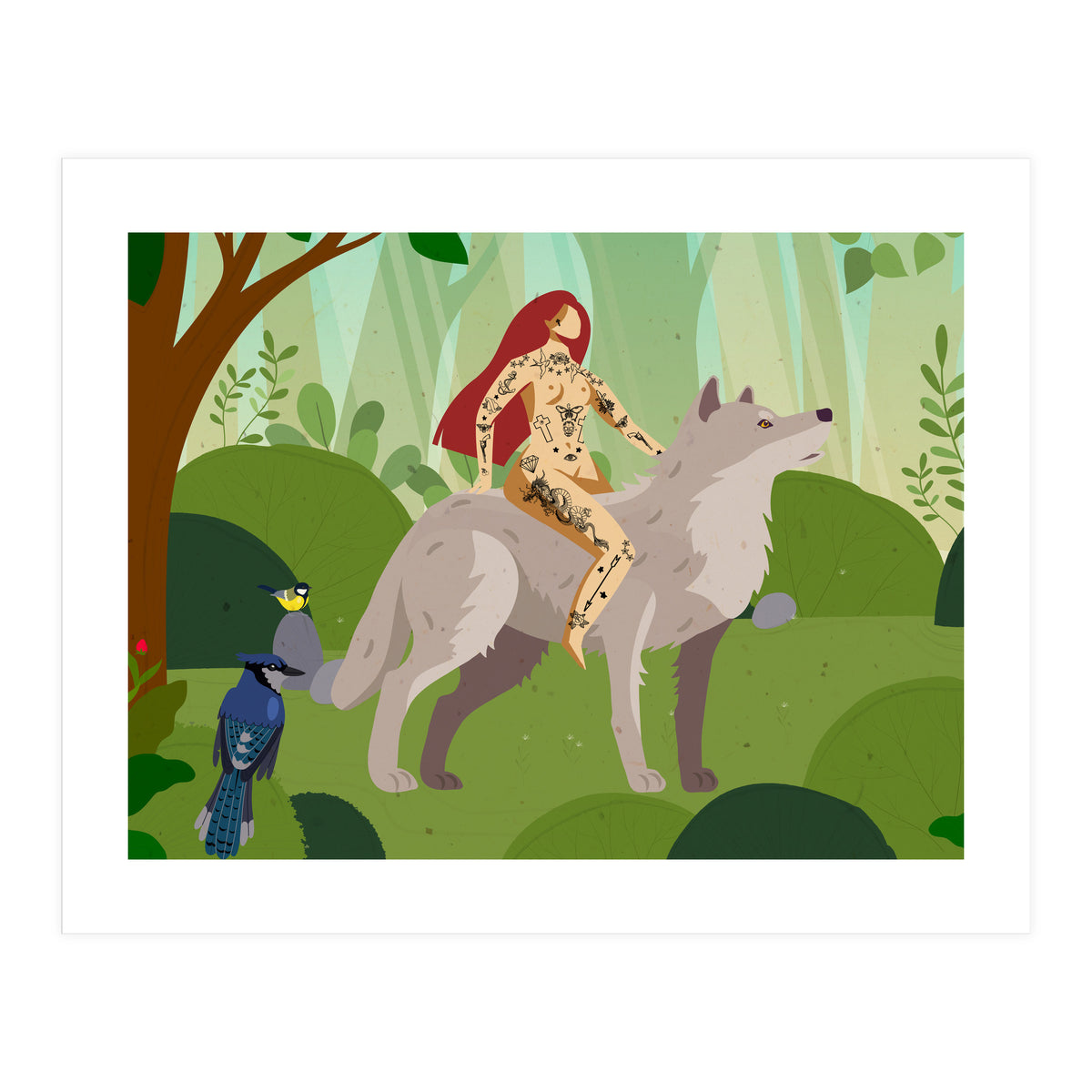 Riding My Wolf (Print Only)