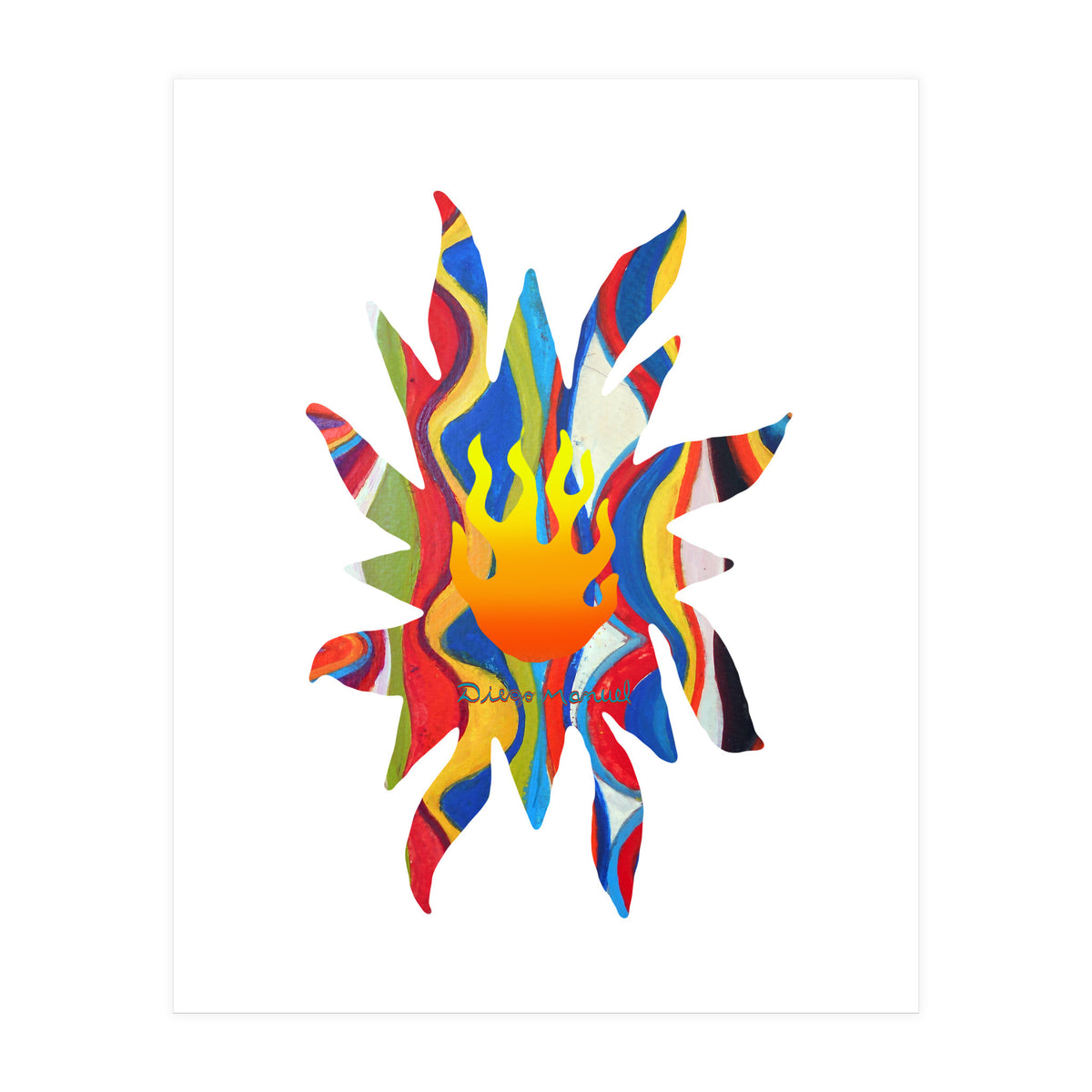 Fuego 25 Copia (Print Only)