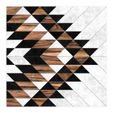 Urban Tribal Pattern No.9 - Concrete and Wood (Print Only) thumbnail
