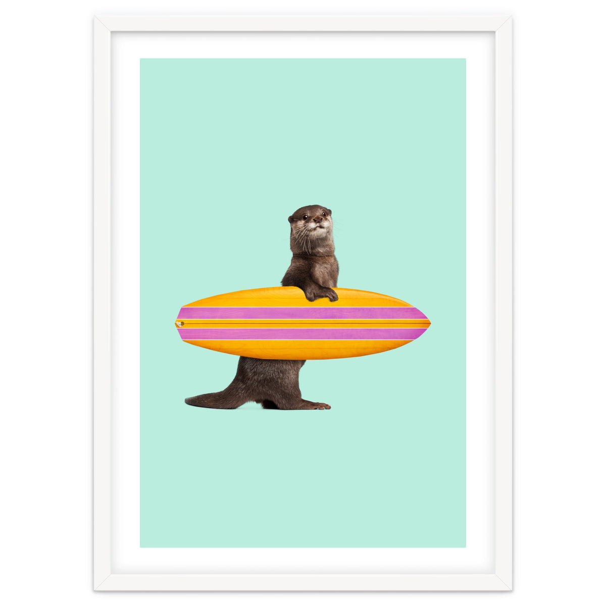 Surfing Otter