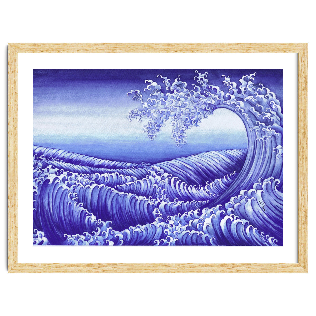 Turbulent Water Triptych part 3