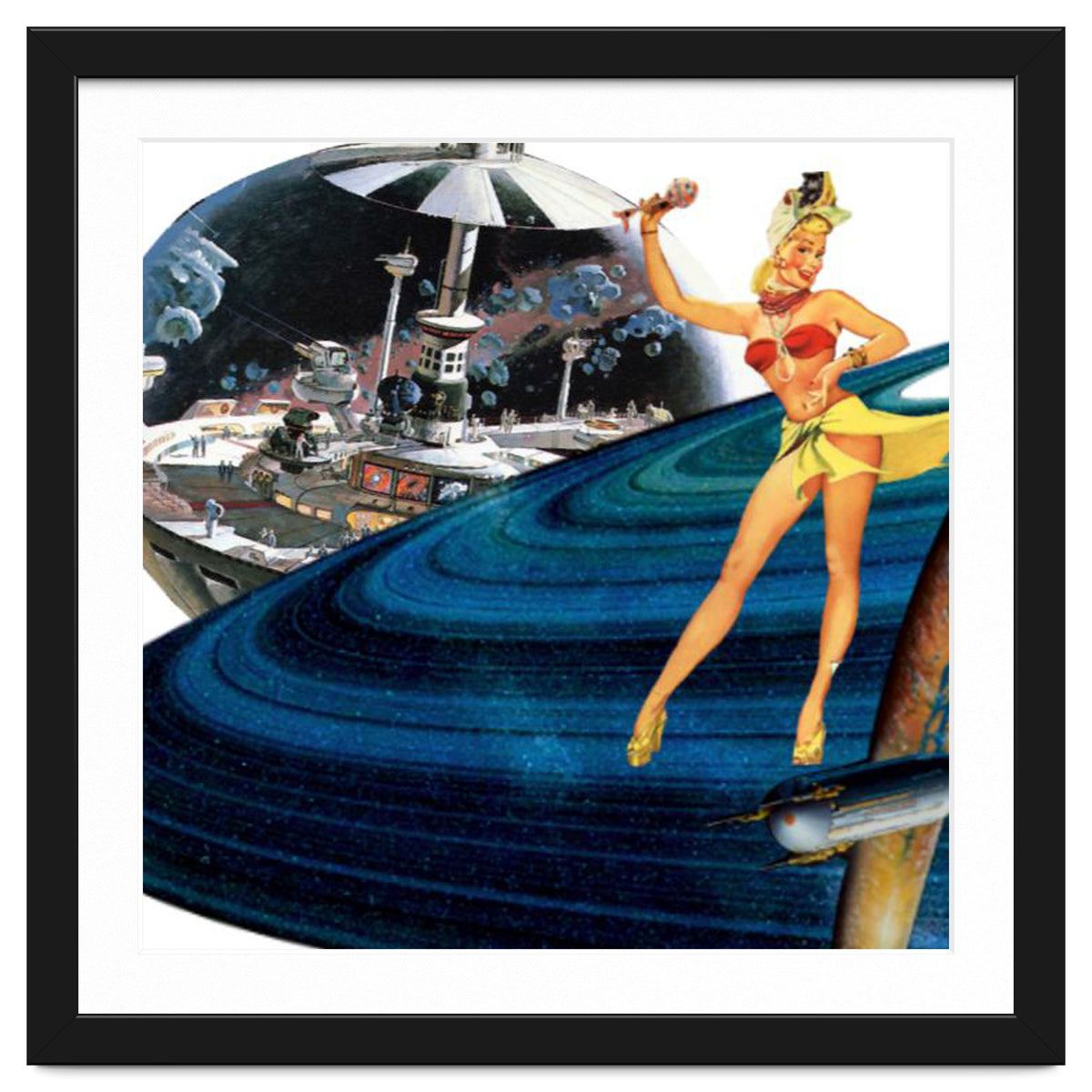 Dancer on Saturn Rings