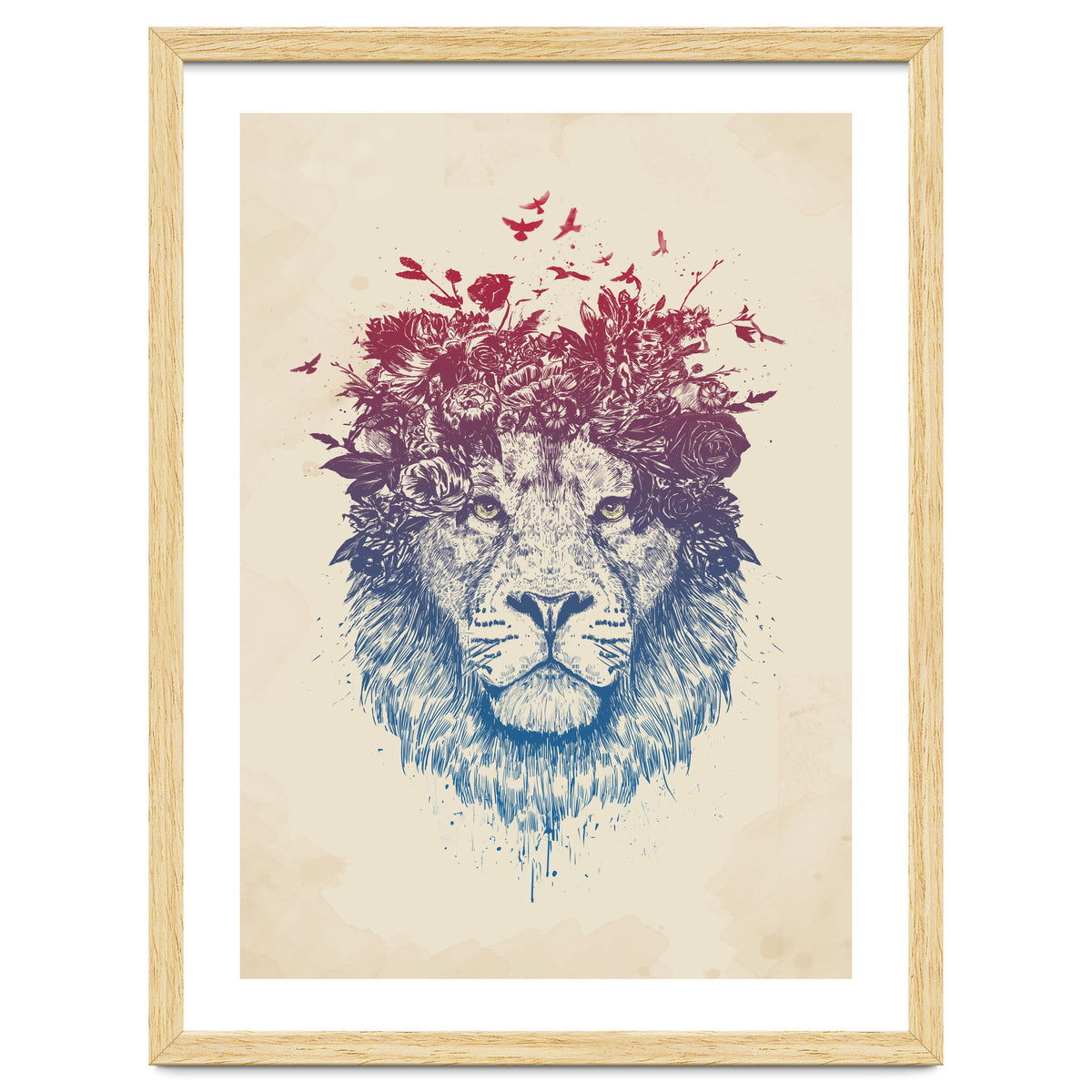 Floral Lion III