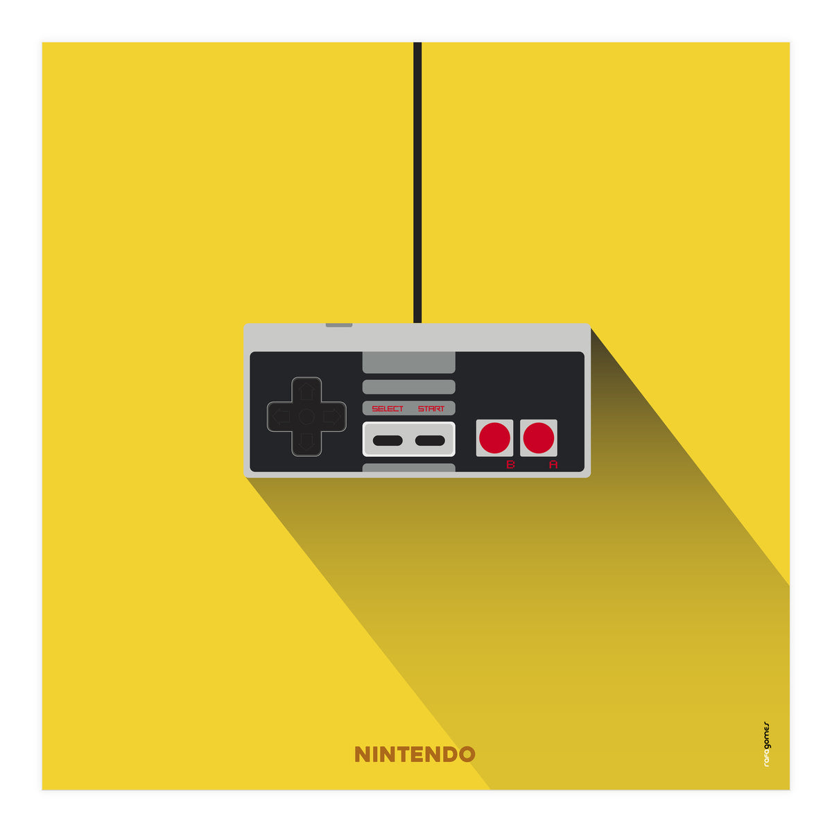 Joystick Videogames Nintendo (Print Only)