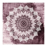 Bohochic Mandala In Burgundi (Print Only) thumbnail