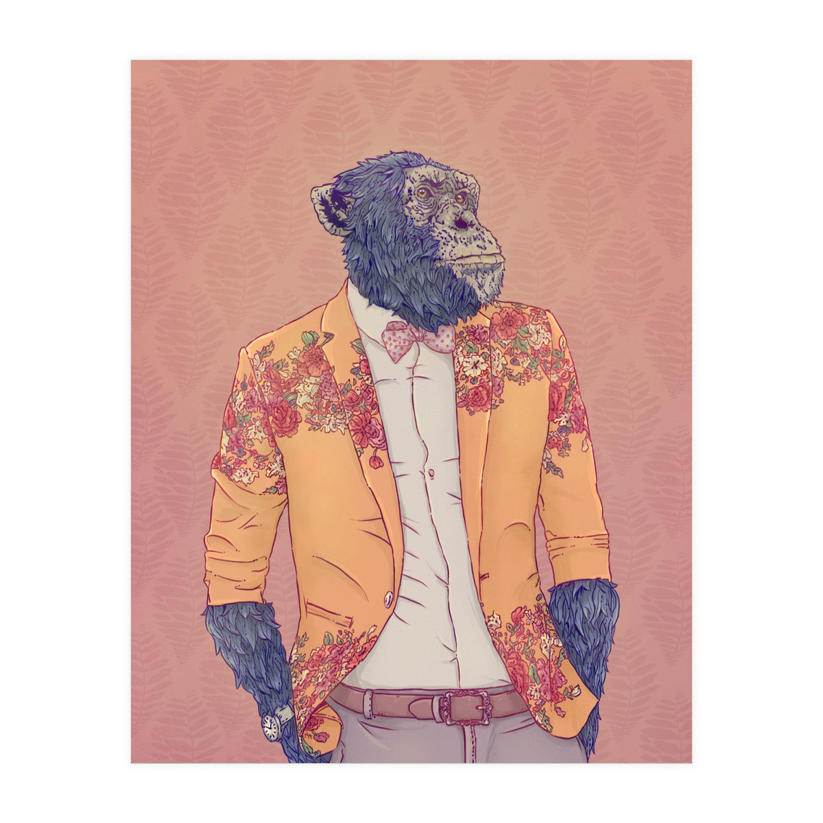Alvin The Ape (Print Only)