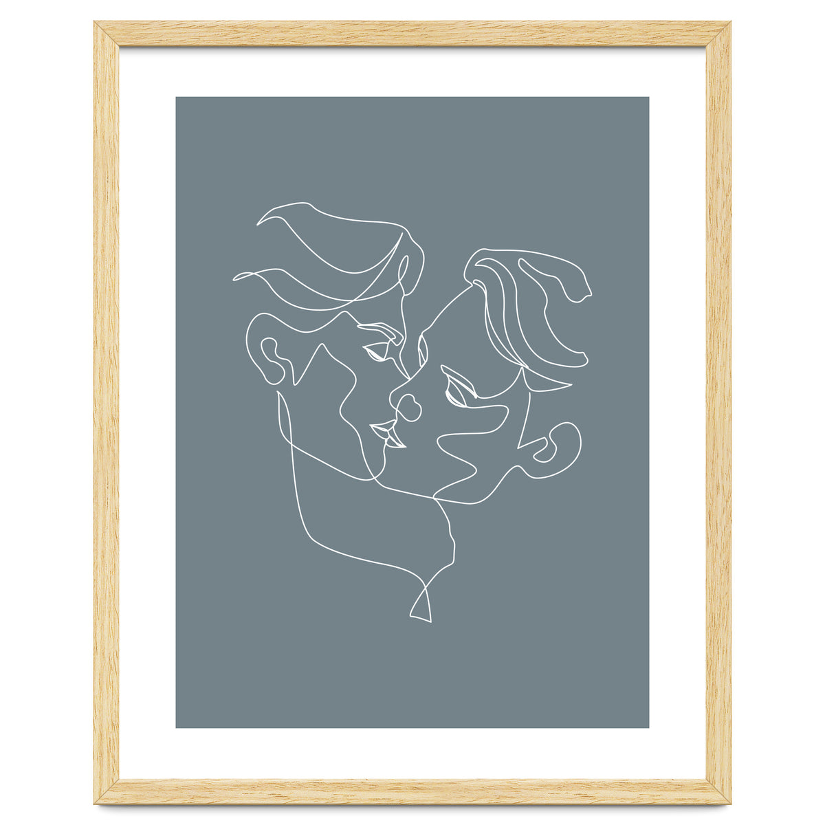 gay love line art-blue