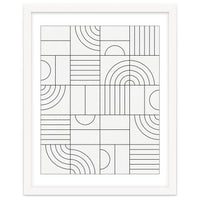 My Favorite Geometric Patterns No.19 - White