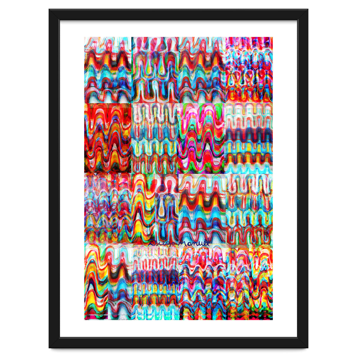 Pop abstract color full