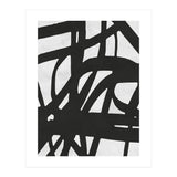 Expressionist black and white V (Print Only) thumbnail