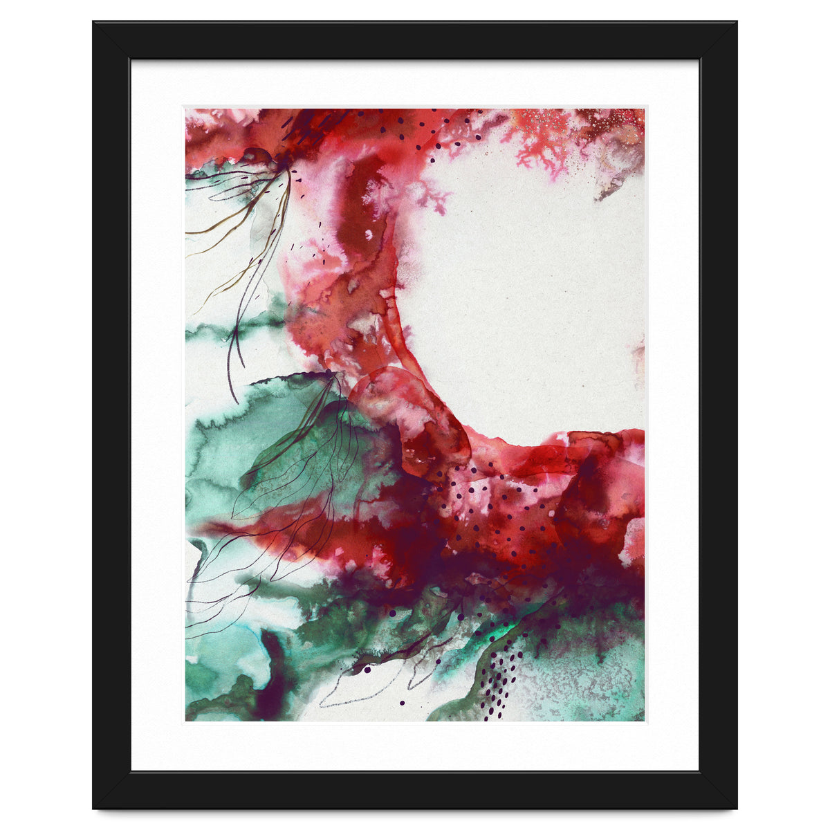 Abstract floral explosion