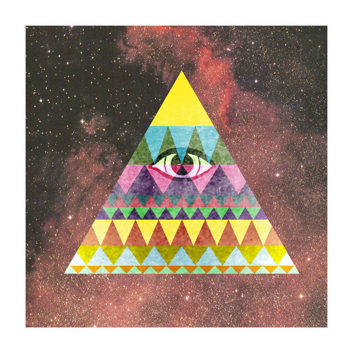 Pyramid In Space (Print Only)