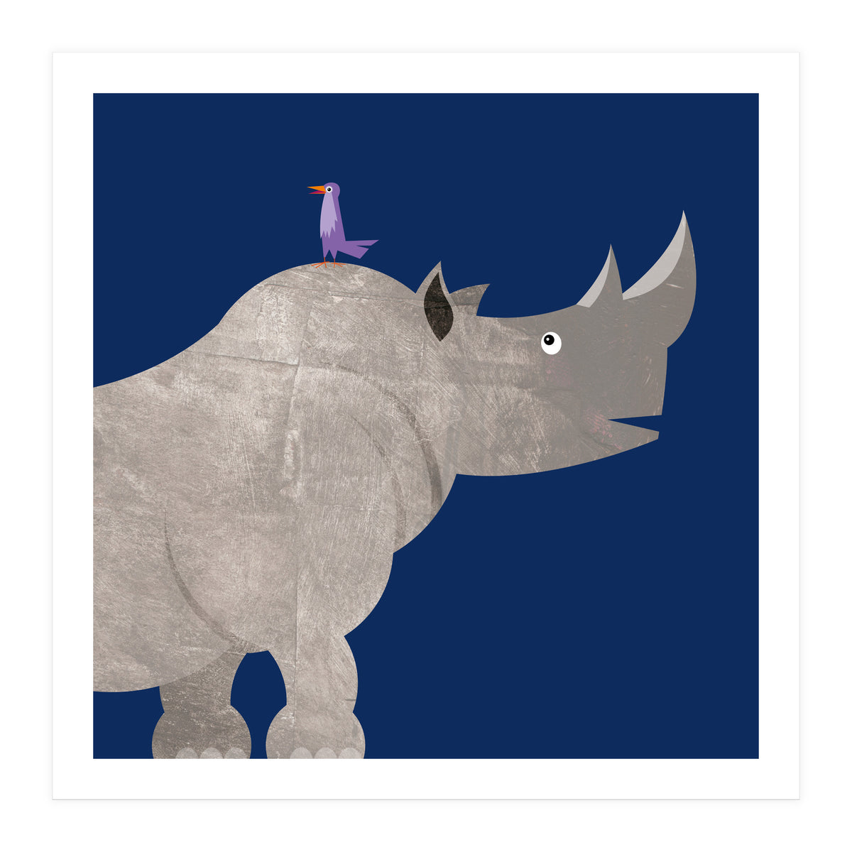 Kids Room Rhinoceros (Print Only)
