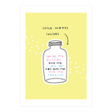 Nice Words Inside  (Print Only) thumbnail