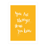 You Are Stronger Than You Know (Print Only) thumbnail