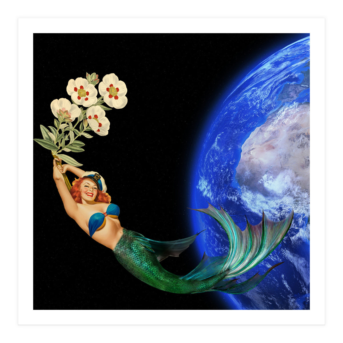 Swimming Away Earth  (Print Only)