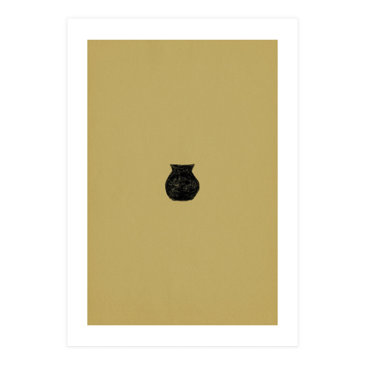 Olive green and black crock (Print Only)