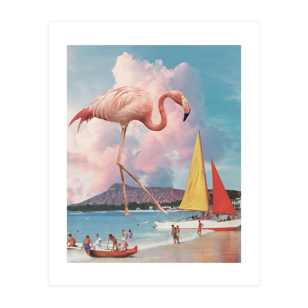 Flamingo Playground (Print Only)