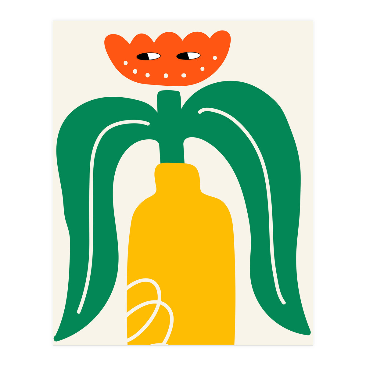 Flower Character (Print Only)