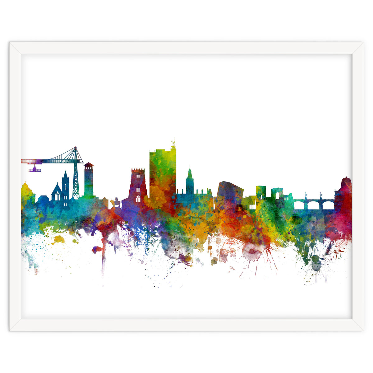 Newport Wales Skyline