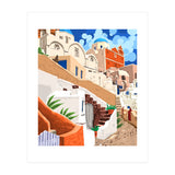 Somewhere Far Far Away | Sicily Italy Greece Architecture | Travel Buildings Beautiful Cityscape (Print Only) thumbnail