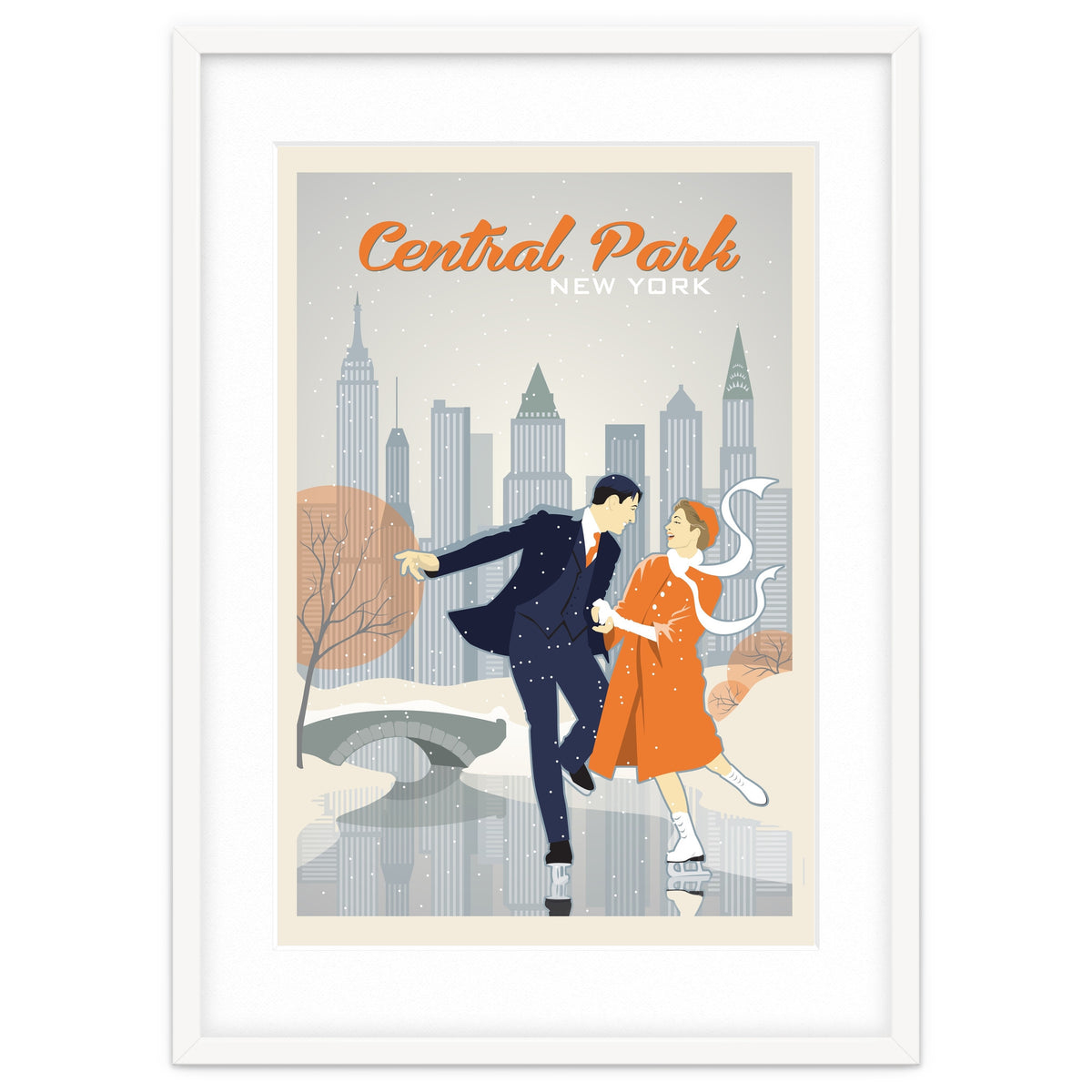 Skating in Central Park