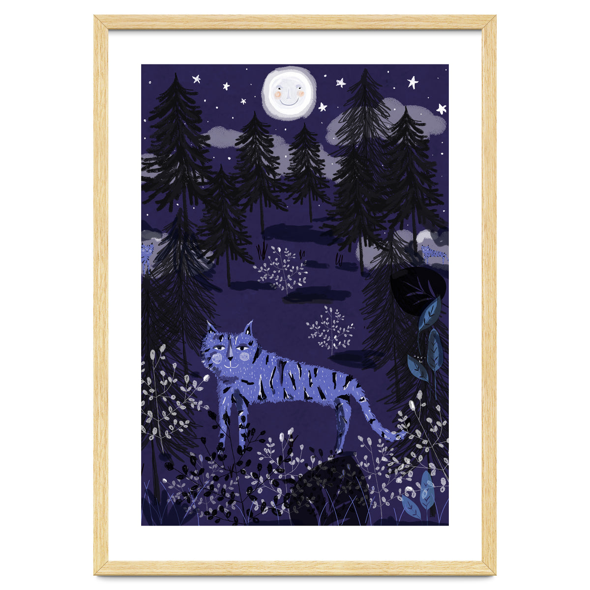 Night tigers  hide and seek