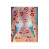 Torso Femenino Con Besos (Print Only) thumbnail