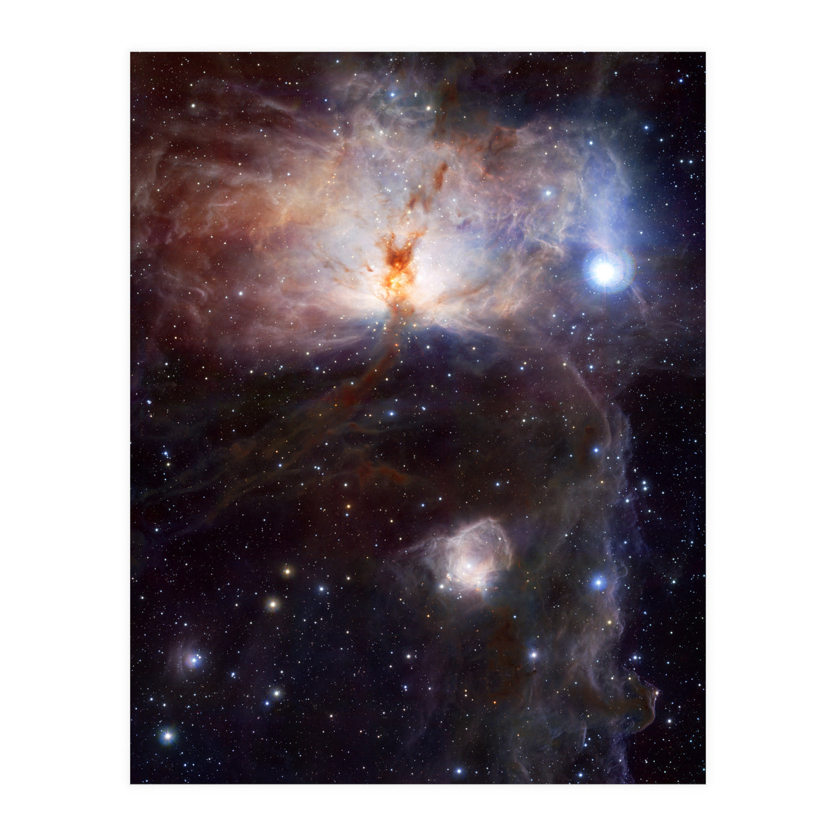 The Hidden Fires of the Flame Nebula (Print Only)