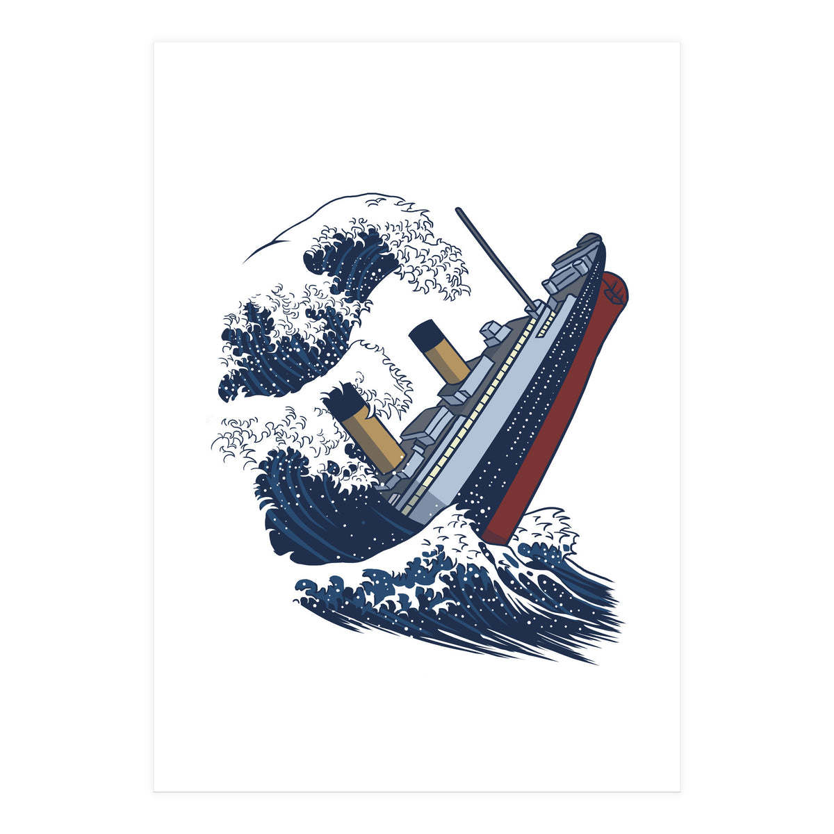 The wave titanic (Print Only)