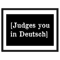 Judges You In Deutsch