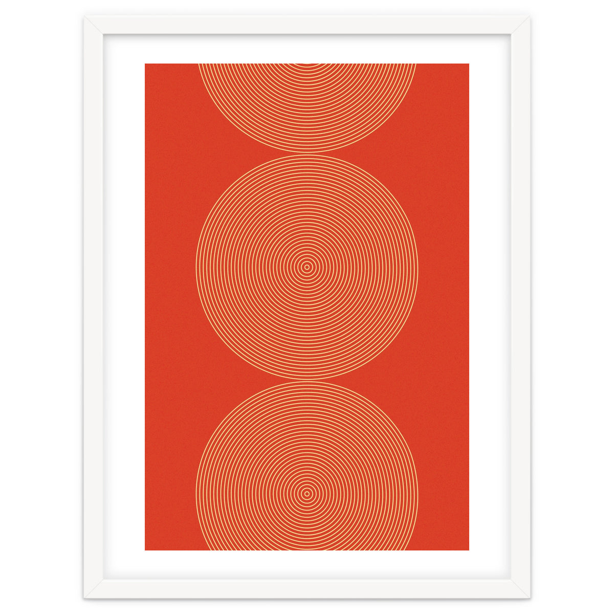 Radial Mid Century Geometric Art