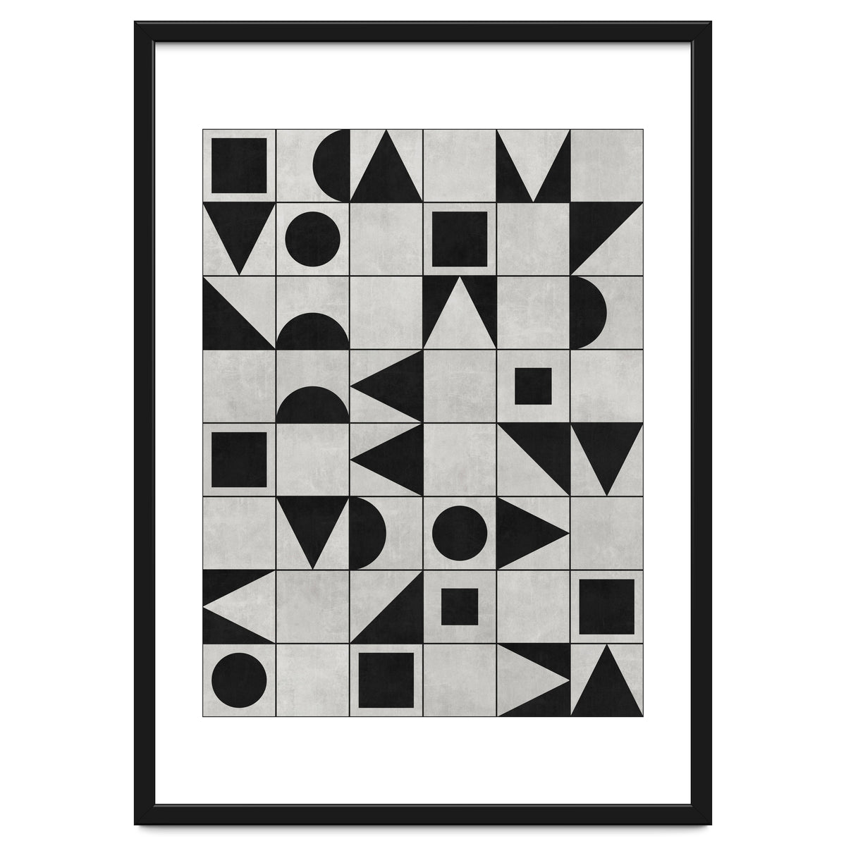 My Favorite Geometric Patterns No.12 - Grey