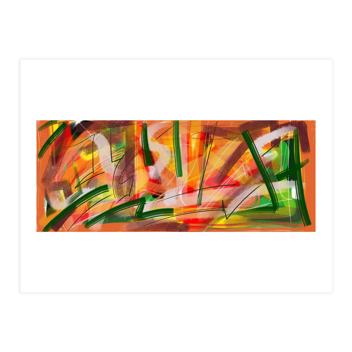 Orange Panorama (Print Only)