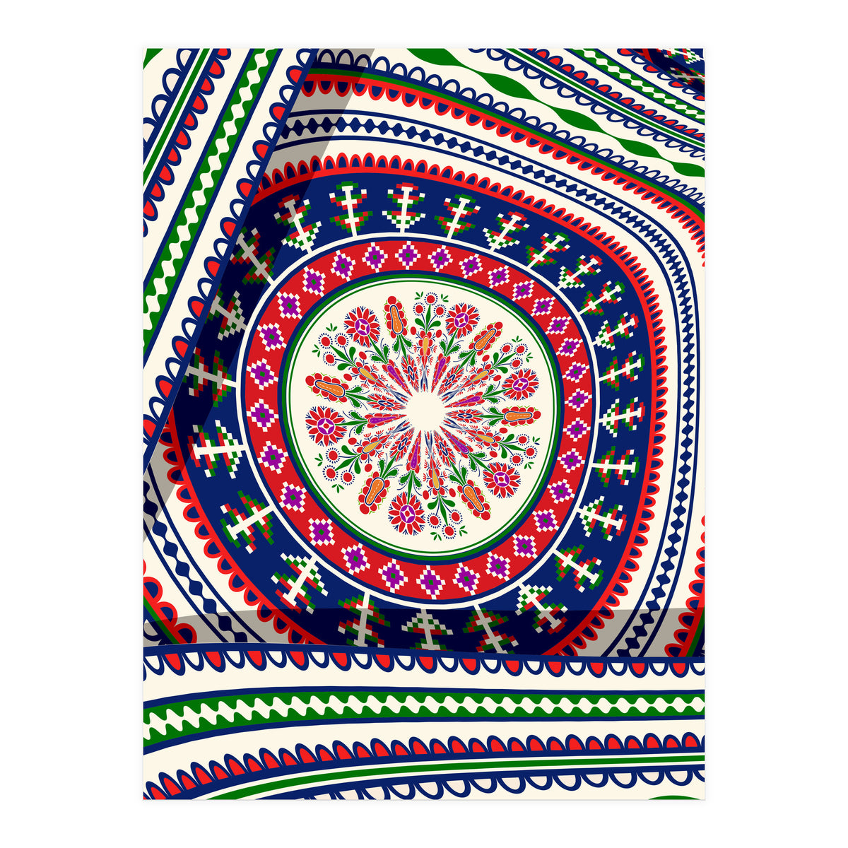 Romanian embroidery background 23 (Print Only)