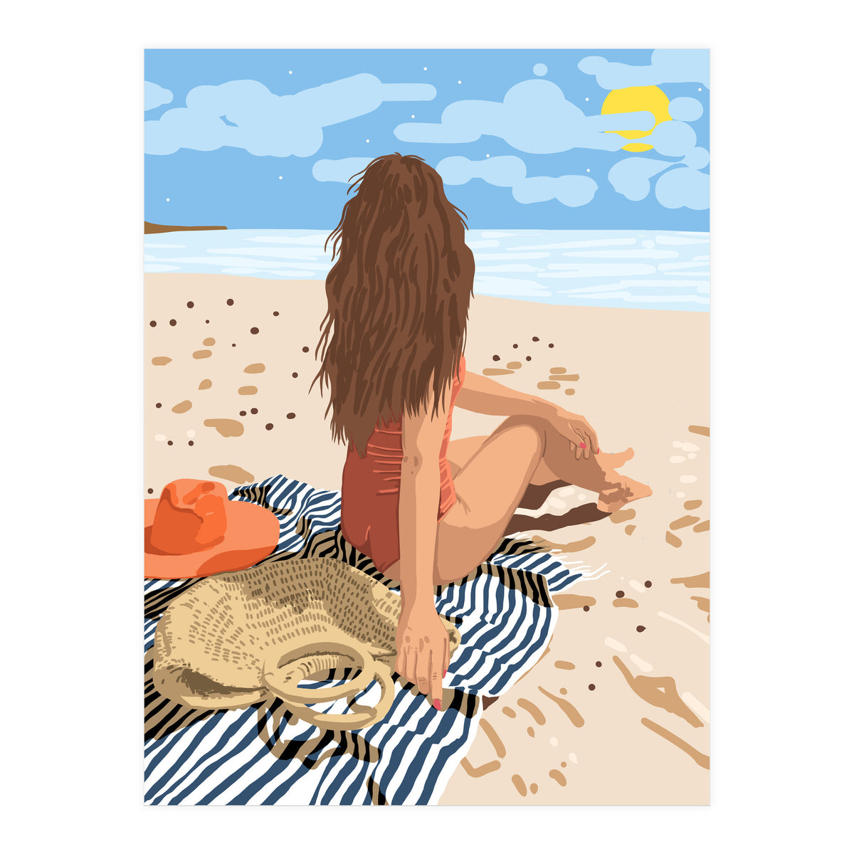 The Art Of Life Is To Live In The Moment (Print Only)