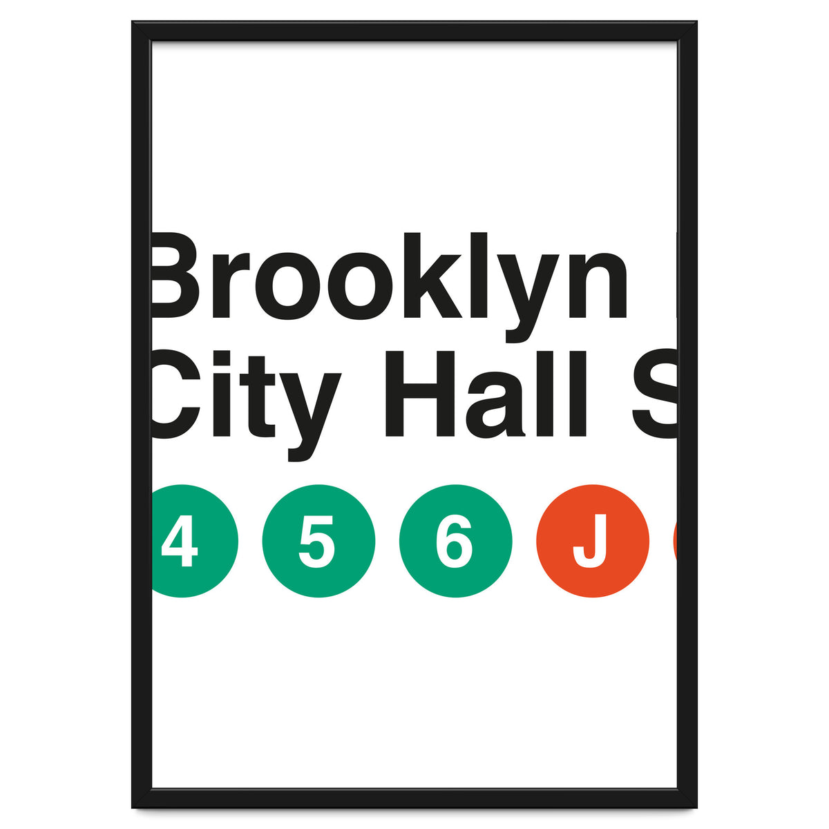 Vignelli's Subway Sign