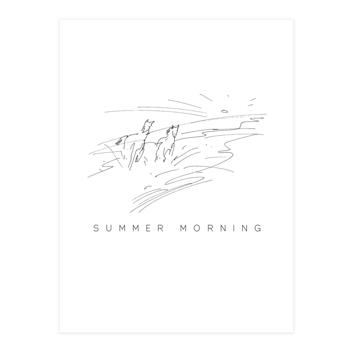 Summer Morning - II (Print Only)