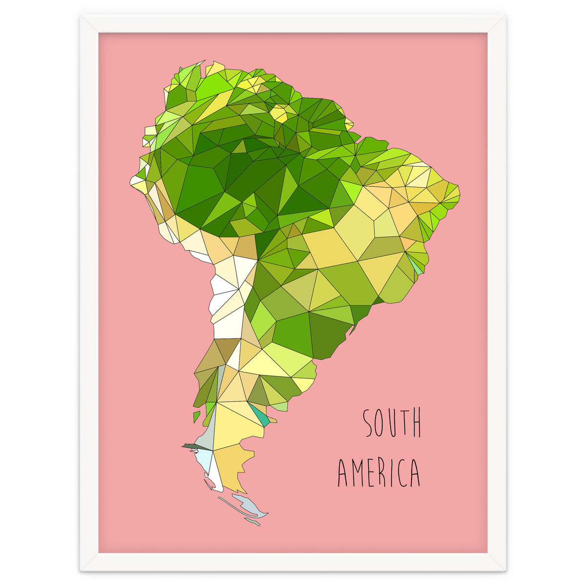 SOUTH AMERICA – Pink