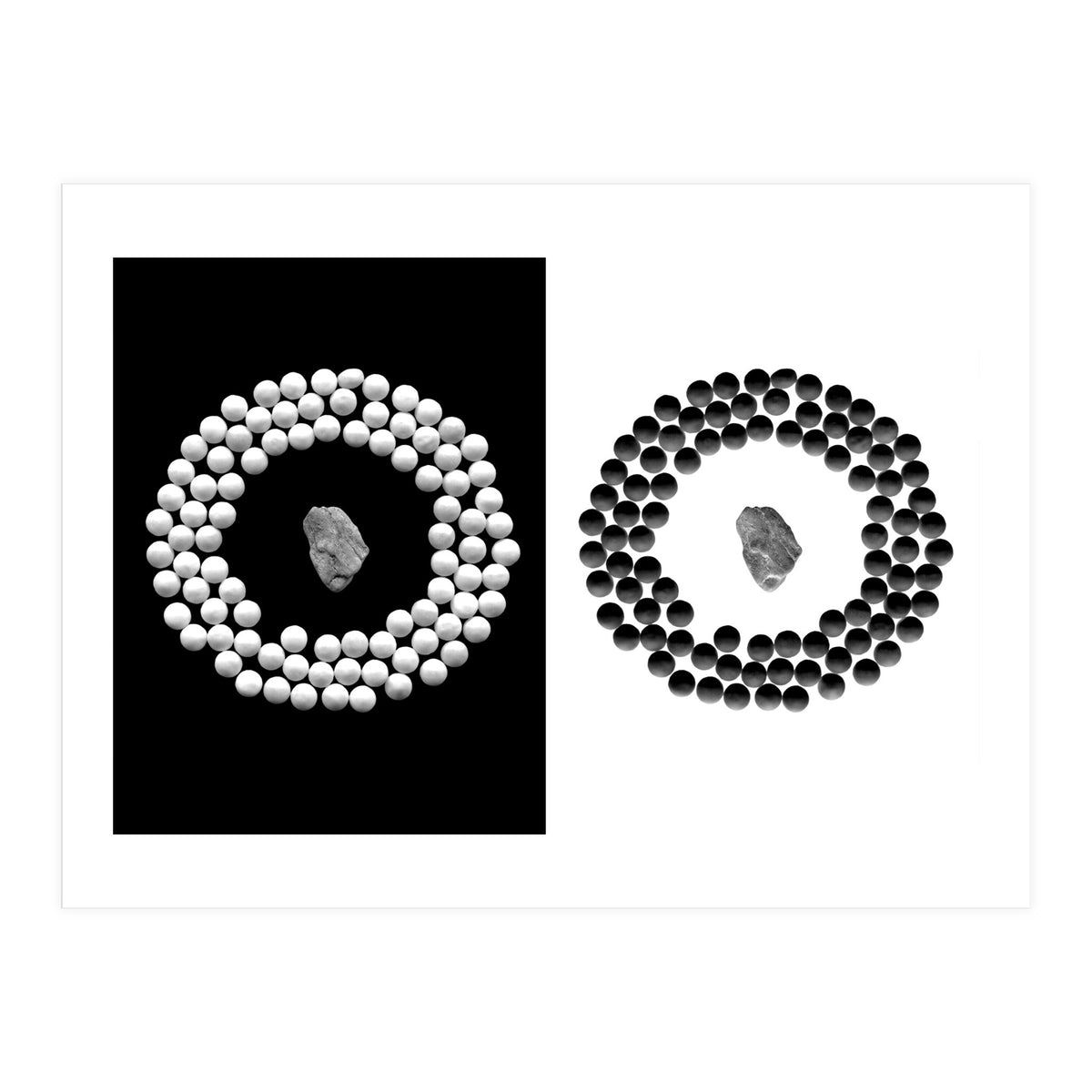 Pearls and stone (Print Only)