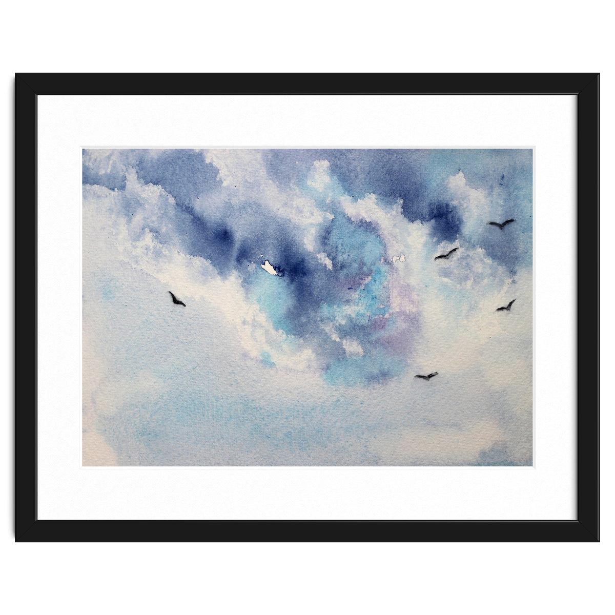 Dramatic sky || watercolor