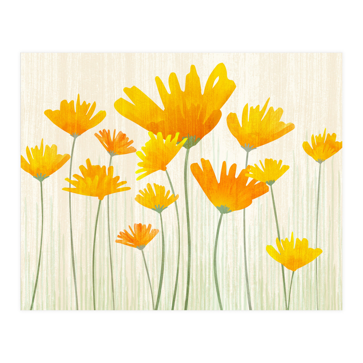 Golden Poppy Field (Print Only)