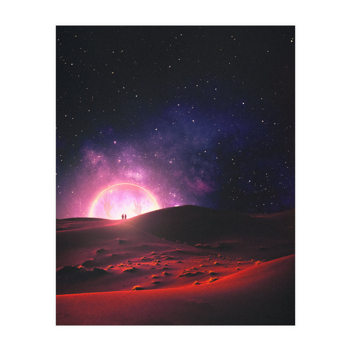 Night Over The Dunes (Print Only)