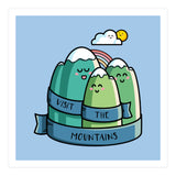 Kawaii Cute Visit the mountains (Print Only) thumbnail