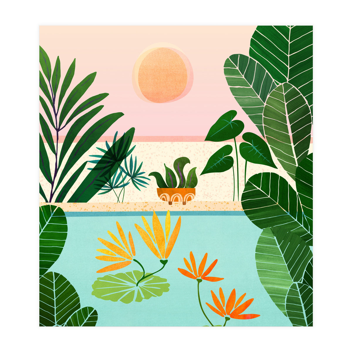 Shangri La Sunrise (Print Only)