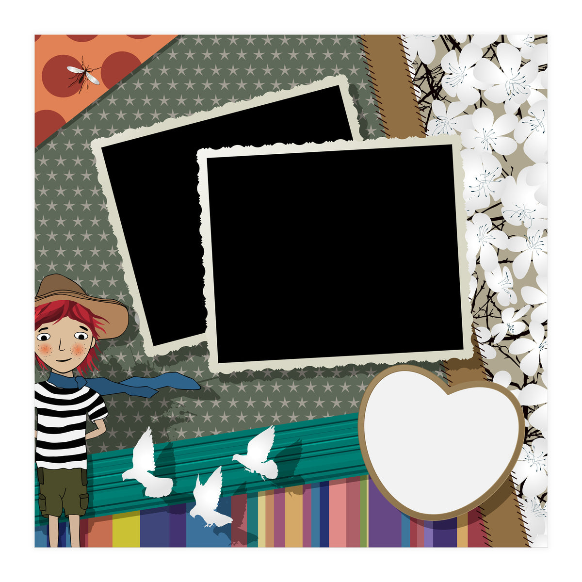 Vintage Photos Collage (Print Only)