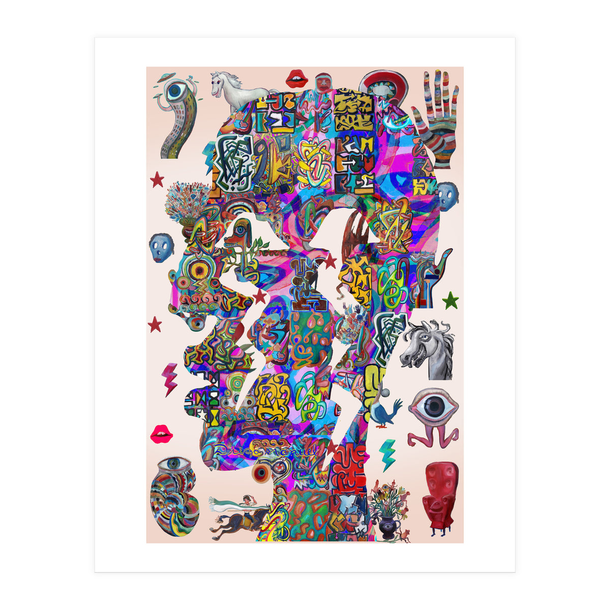 Perfil Con Rayos B 2 (Print Only)