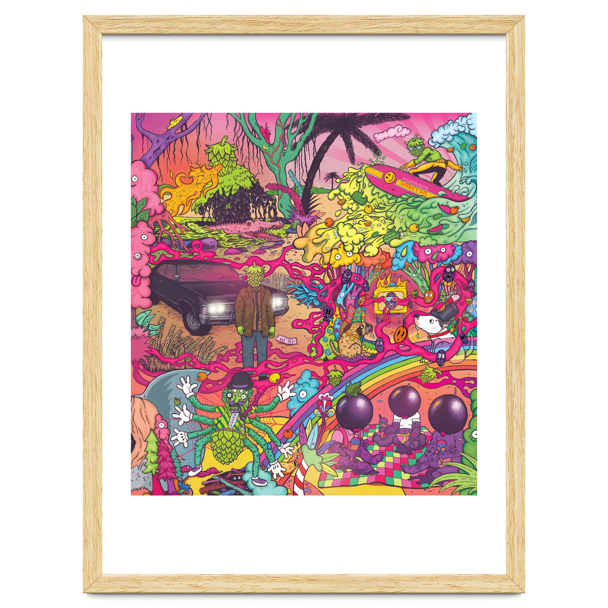 ABBEYDALE BREWERY COLLAB SERIES #2 FULL ILLUSTRATION - THORNBRIDGE, WILDE CHILD, RIDGESIDE, TORRSIDE, BOX SOCIAL, ORA BREWING