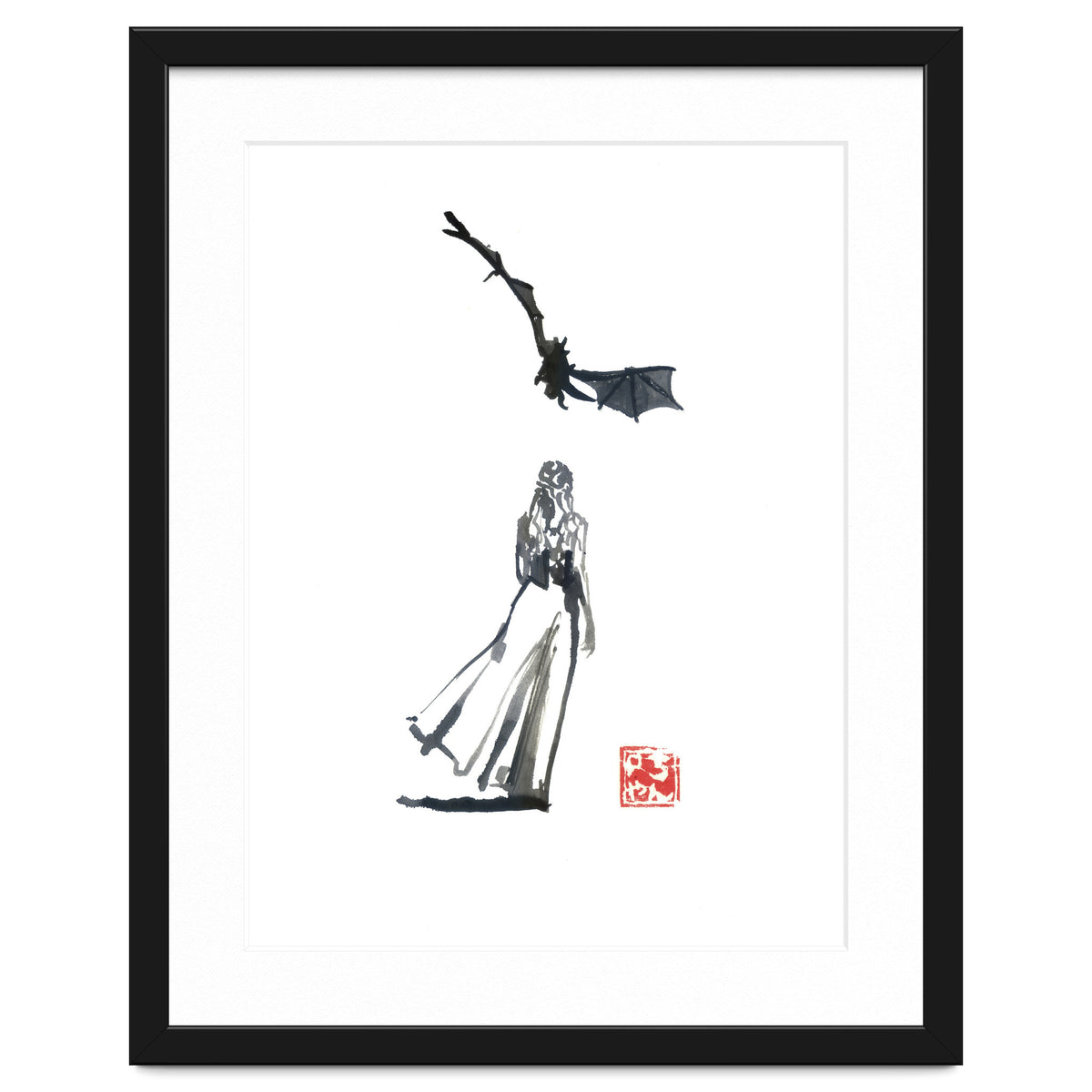 daenerys targaryen and the dragon