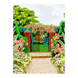Gated Garden, Nature Landscape Painting (Print Only) thumbnail